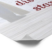 We zijn allemaal Mad - Mark Twain quote - kunstdru Poster (Hoek)