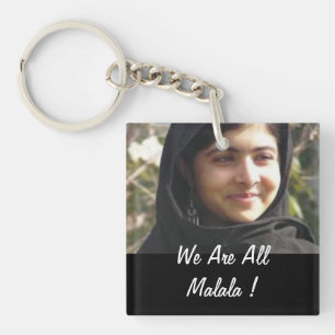 We zijn allemaal Malala! Sleutelhanger