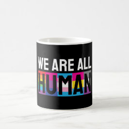 We zijn allemaal mens LGBTQIA+ Koffiemok