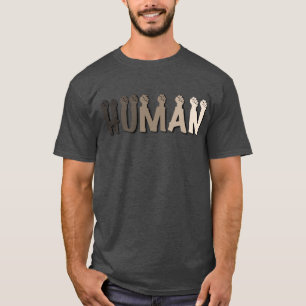 We zijn allemaal menselijk Eén mondiale gemeensc T-shirt