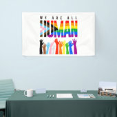 We zijn allemaal menselijk spandoek (Beurs)