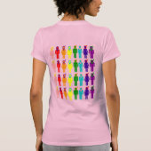 We zijn allemaal menselijk T-shirt #pride #lgbtq # (Achterkant)