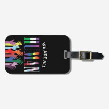 We zijn allemaal menselijke kleurrijke handen