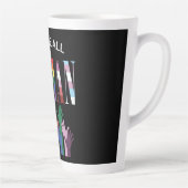 We zijn allemaal menselijke kleurrijke handen latte mok (Rechts)