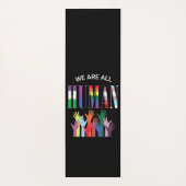 We zijn allemaal menselijke kleurrijke handen yogamat (Achterkant)