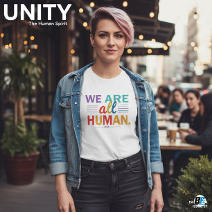 We zijn allemaal menselijke LGBTQ trots T-shirt