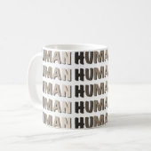 We zijn allemaal mensen koffiemok (Voorkant links)