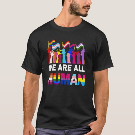 We zijn allemaal mensenrechtenactivisten t-shirt (Voorkant)