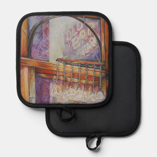 We zijn allemaal motten die rond hetzelfde licht v pannenlap (Voorkant / Achterkant)