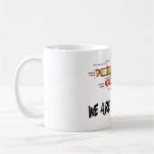 We zijn allemaal mutanten (DNA Replication Humor) Koffiemok (Links)