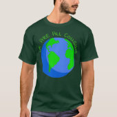 We zijn allemaal neefjes over de hele wereld. t-shirt (Voorkant)
