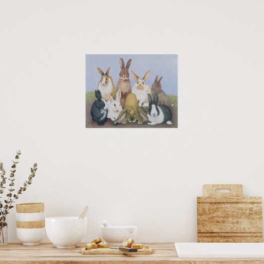 We zijn allemaal oorlogen poster (Keuken)