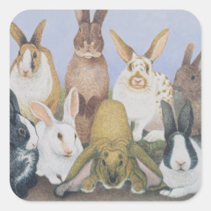 We zijn allemaal oorlogen vierkante sticker