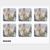 We zijn allemaal oorlogen vierkante sticker (Vel)