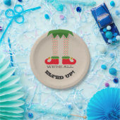 We zijn allemaal opgevoed! Funny Kerstfeestdag Papieren Bordje (Feest)