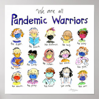 We zijn allemaal pandemisch Poster