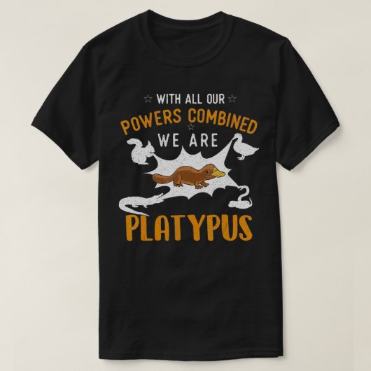 We zijn allemaal Platypus - marien bioloog Zee Die T-shirt (Design voorkant)