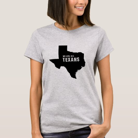 We zijn allemaal Texanen na de orkaan Harvey T-shirt (Voorkant)
