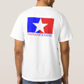 WE ZIJN ALLEMAAL TEXANS T-shirt (Achterkant)