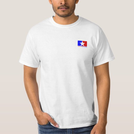 WE ZIJN ALLEMAAL TEXANS T-shirt (Voorkant)