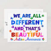 We zijn allemaal verschillend briefkaart (Voorkant / Achterkant)