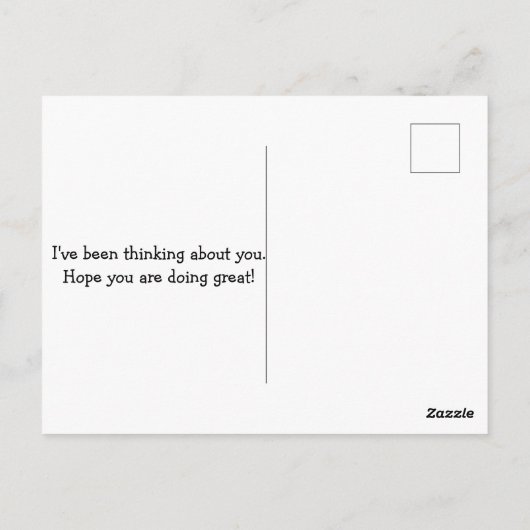 We zijn allemaal verschillend briefkaart (Achterkant)