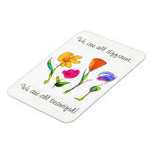 We zijn allemaal verschillend en mooi divers magneet (Linkerzijde)