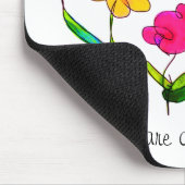 We zijn allemaal verschillend en mooi divers muismat (Hoek)