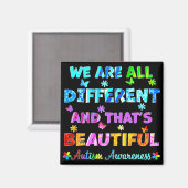 We zijn allemaal verschillend magneet (Voorkant / Achterkant)