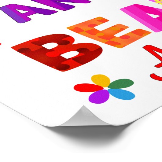 We zijn allemaal verschillend poster (Hoek)