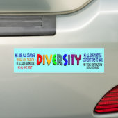 We zijn allemaal verschillende Bumperstickers (Op auto)