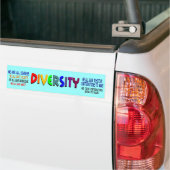 We zijn allemaal verschillende Bumperstickers (Op Truck)