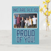 We zijn allemaal zo'n papieren foto-Afstuderen Kaart (Gele Bloem)