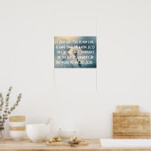 We zijn als Jezus bijbelvers 1 John 4:17 Poster (Keuken)