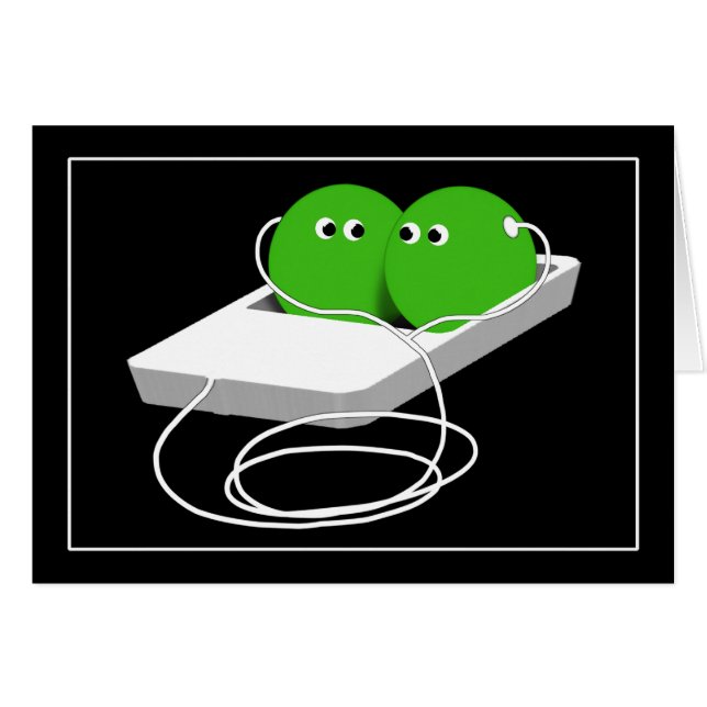 We zijn als twee erwten in een peul (Voorkant Horizontaal)