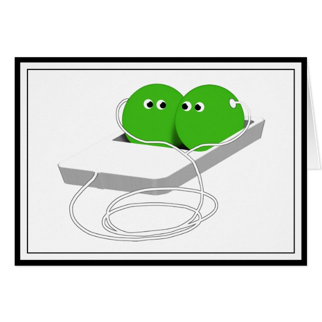 We zijn als twee erwten in een peul (Voorkant Horizontaal)