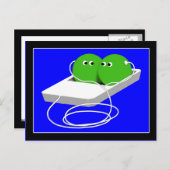 We zijn als twee erwten in een peul briefkaart (Voorkant / Achterkant)