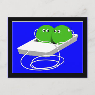 We zijn als twee erwten in een peul briefkaart