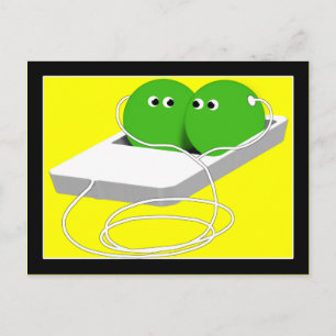 We zijn als twee erwten in een peul briefkaart