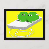 We zijn als twee erwten in een peul briefkaart (Voorkant)