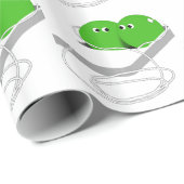 We zijn als twee erwten in een peul cadeaupapier (Rol Hoek)