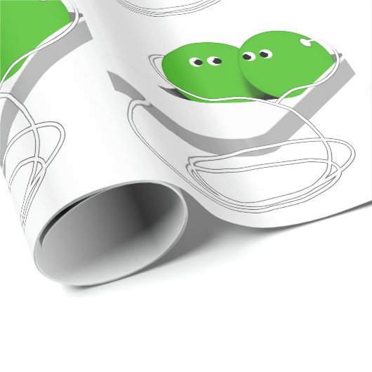 We zijn als twee erwten in een peul cadeaupapier (Rol Hoek)