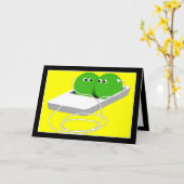 We zijn als twee erwten in een peul kaart (Gele Bloem)