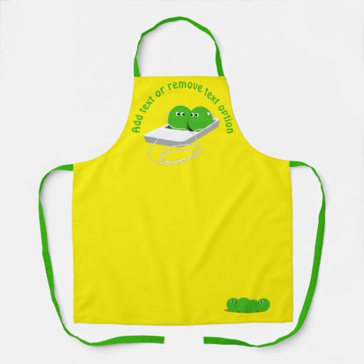 We zijn als twee erwten in een peul schort (Voorkant)