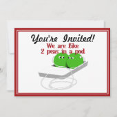 We zijn als twee erwten in een pod kaart (Voorkant)