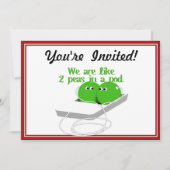 We zijn als twee erwten in een pod kaart (Voorkant)