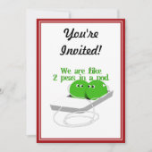 We zijn als twee erwten in een pod kaart (Voorkant)