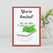 We zijn als twee erwten in een pod kaart (Staand voorkant)