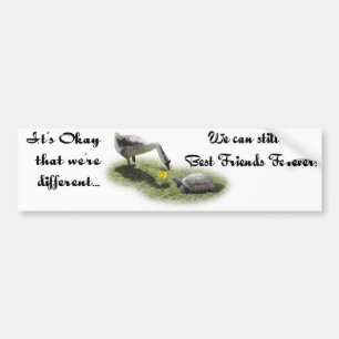 We zijn anders... bumpersticker