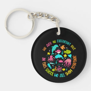 We zijn anders, maar op deze school Quote Sleutelhanger